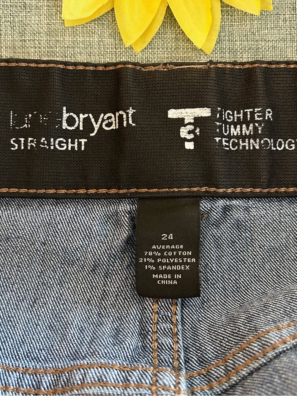 Lane Bryant Womens Jeans high Rise Sz 24 / 3XL tighter tummy technology #313 - Picture 10 of 16